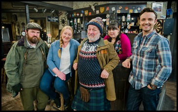 'Mountain Goats' cast (L-R), David Ireland, Kathryn Howden, Jimmy Chisholm, Sharon Rooney and Kevin Mains